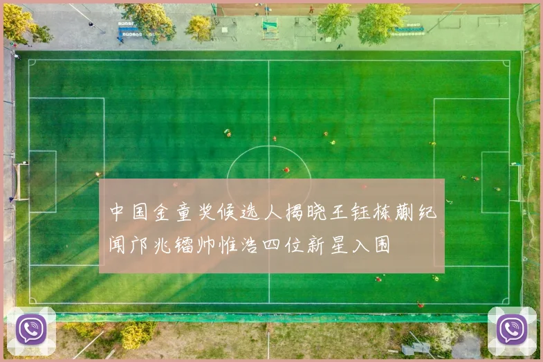 中国金童奖候选人揭晓王钰栋蒯纪闻邝兆镭帅惟浩四位新星入围