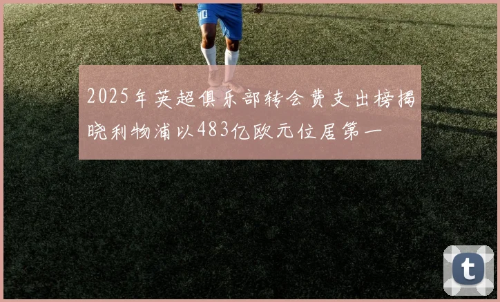 2025年英超俱乐部转会费支出榜揭晓利物浦以483亿欧元位居第一